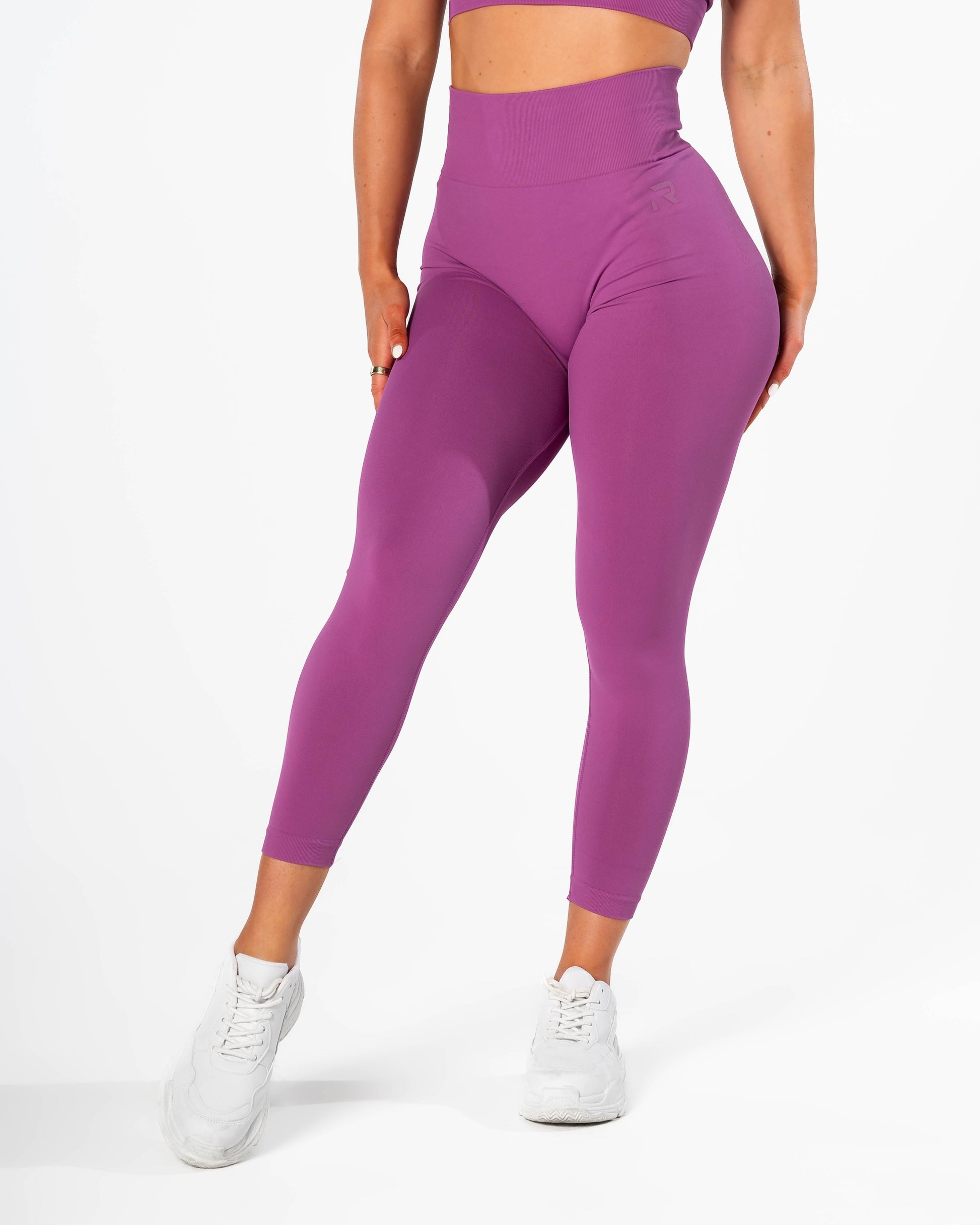 RELODE Radiant Scrunch Tights/Træningstights - Neon Lilla