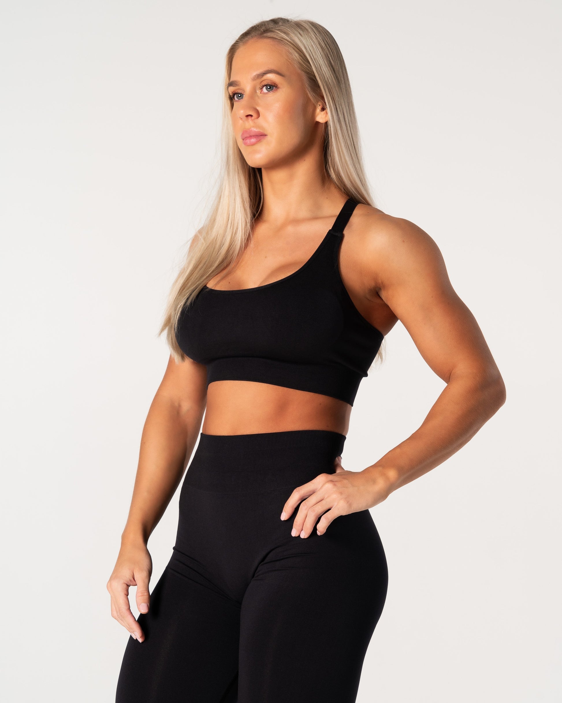 RELODE Prime Scrunch Top/Sports-BH - Sort