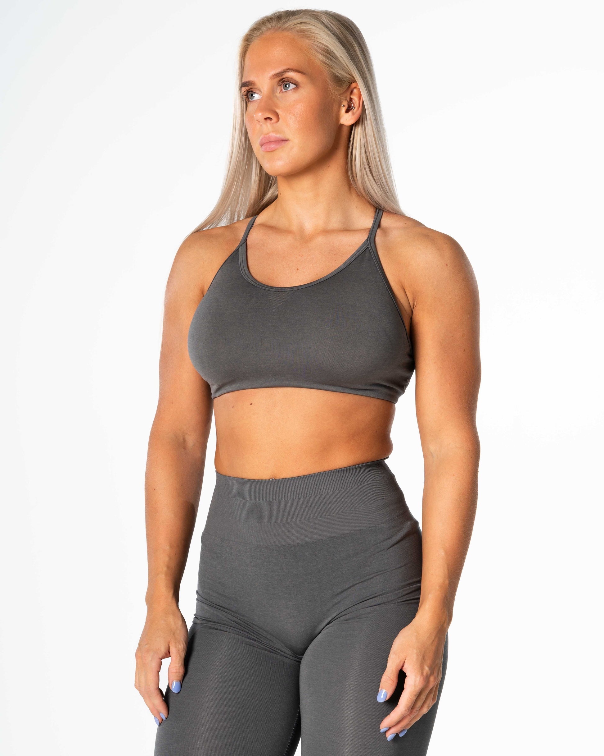 RELODE Prime Seamless Top/Sports-BH - Granit