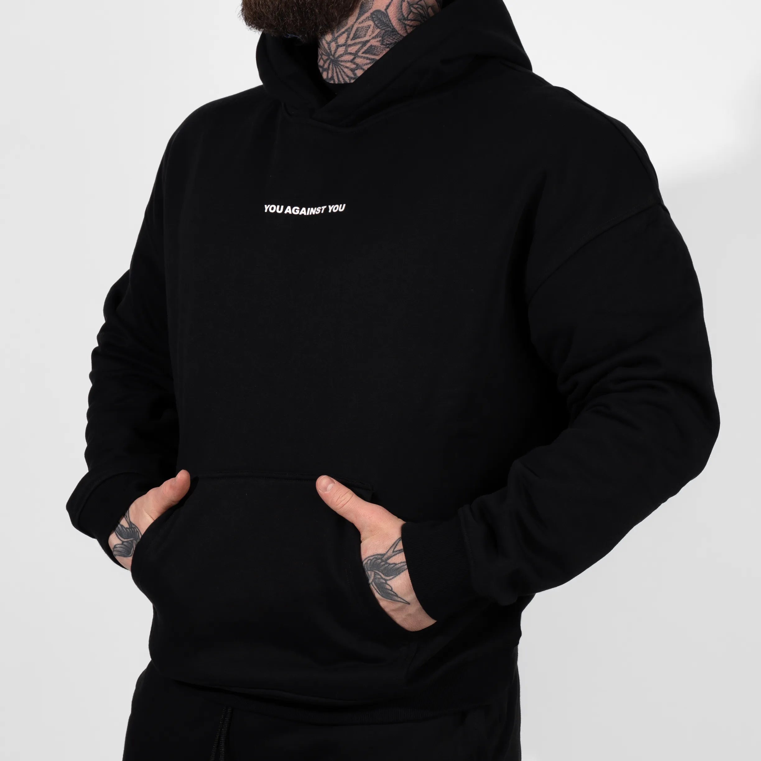 You Against You REVIVE Oversize hoodie - Black
