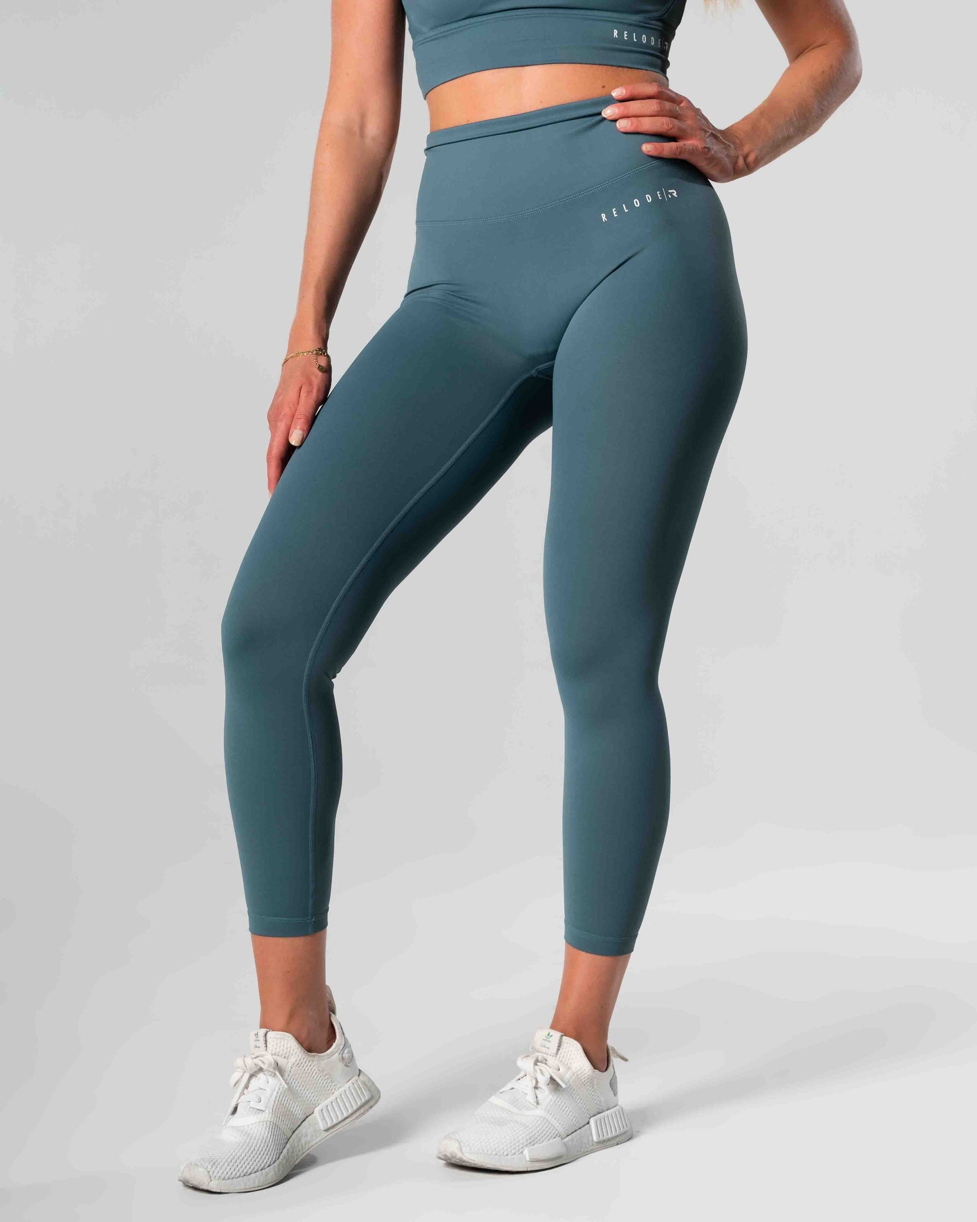 RELODE Mercy Tights/Träningstights - Teal grön