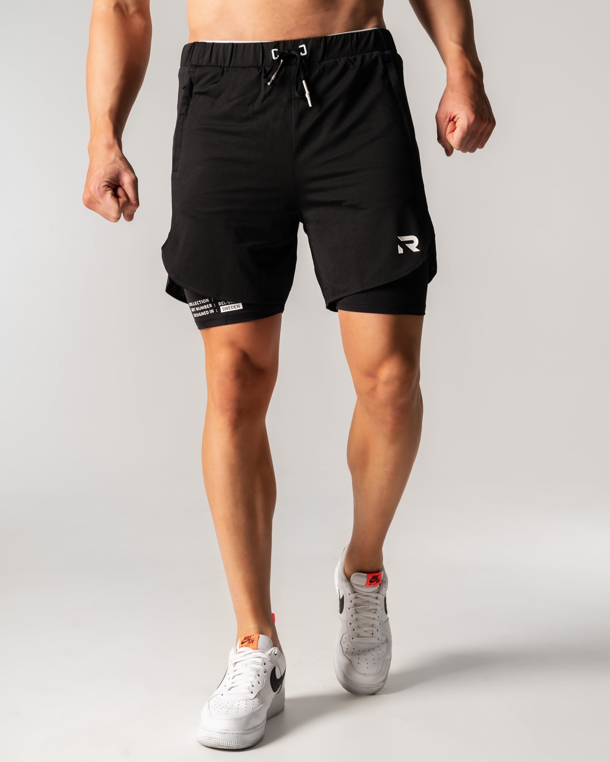 RELODE Unity Shorts/Træningsshorts - Sort