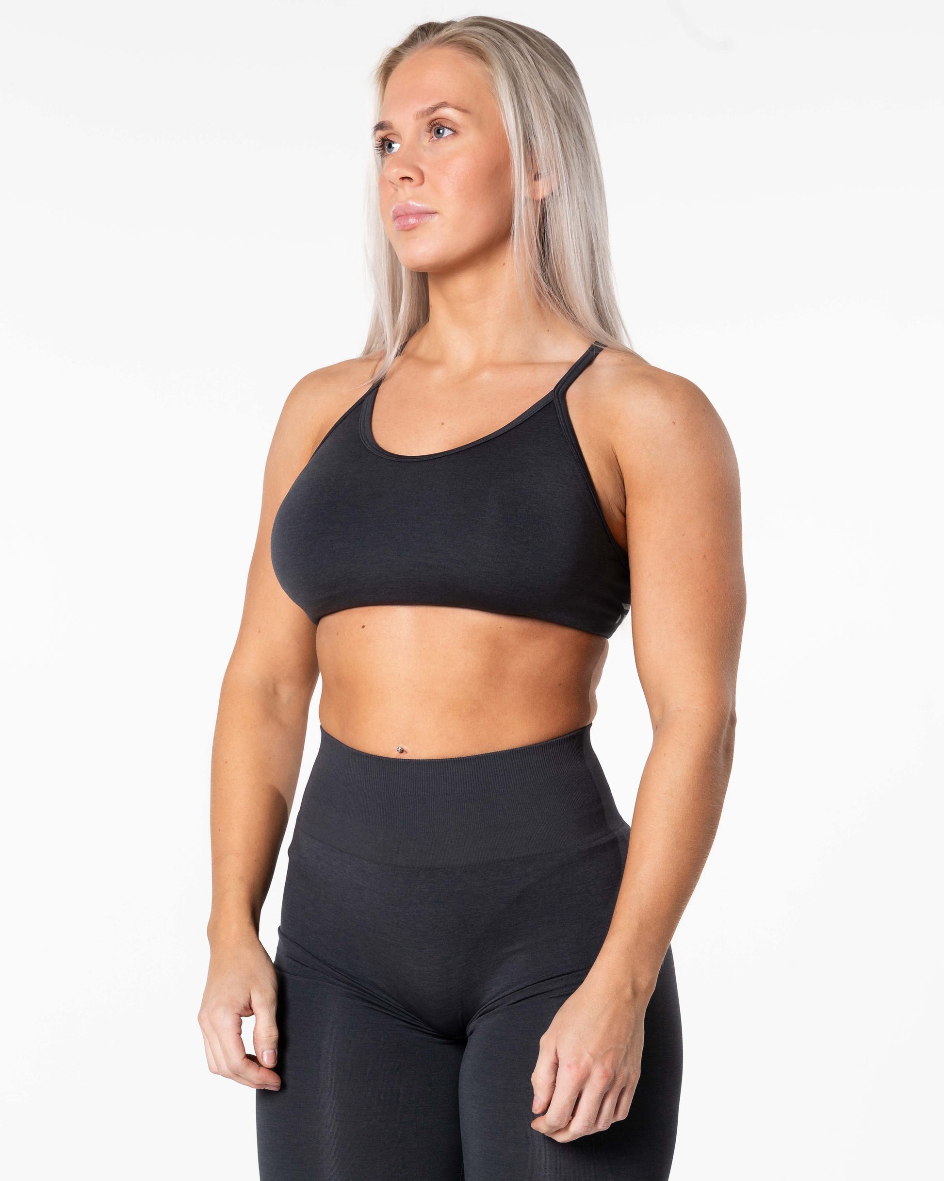 RELODE Prime Seamless Top/Sports-BH - Mørkegrå