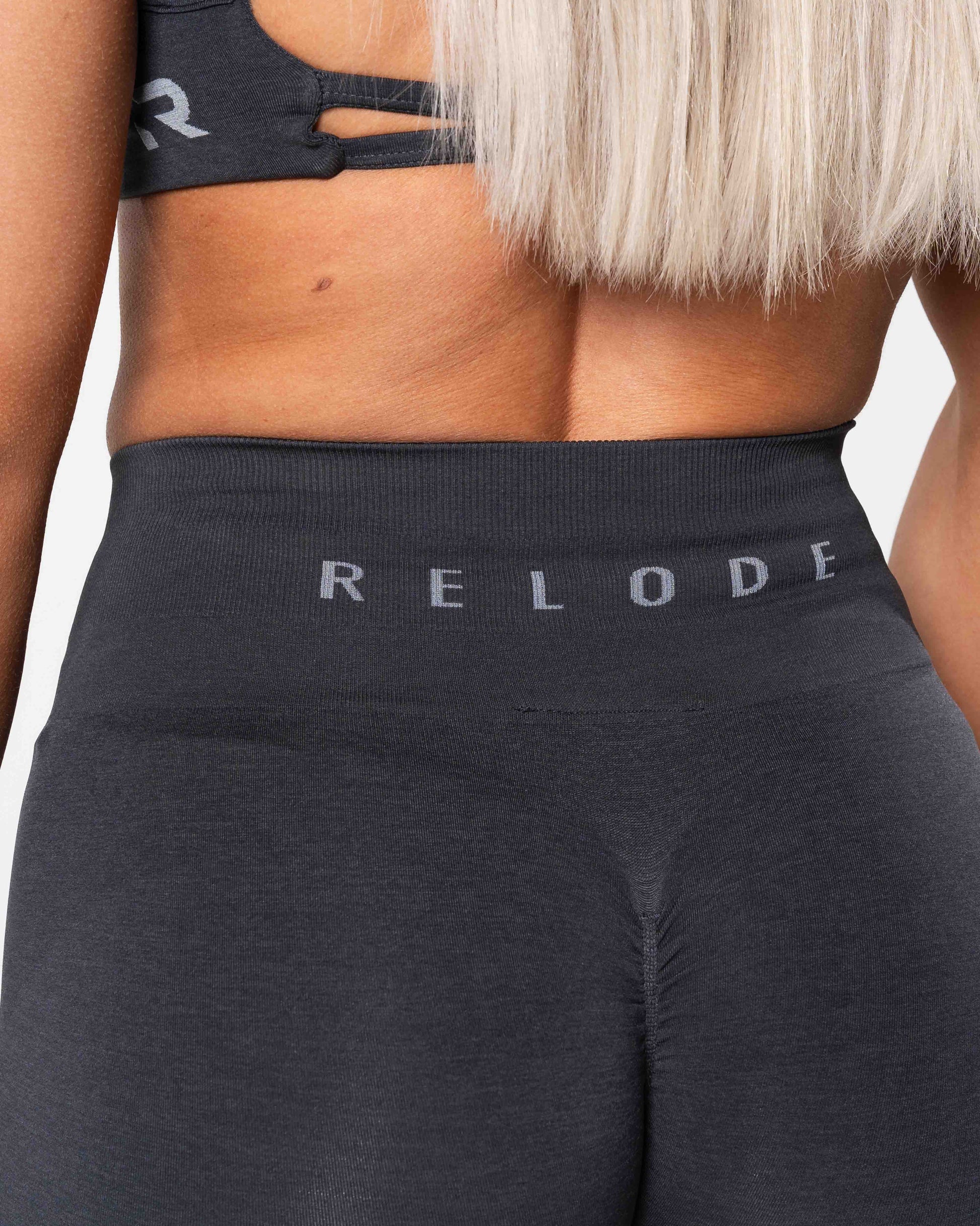 RELODE Prime Scrunch Tights/Træningstights - Mørkegrå