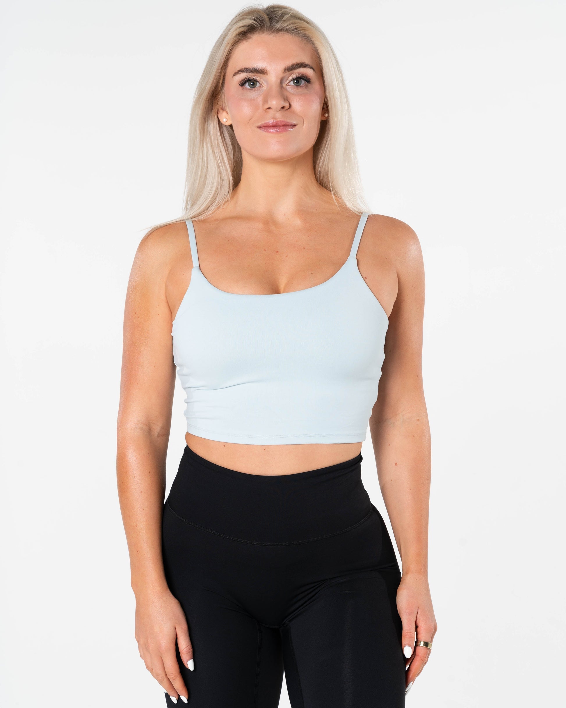 RELODE Core Crop Top/Træningstop - Lyseblå