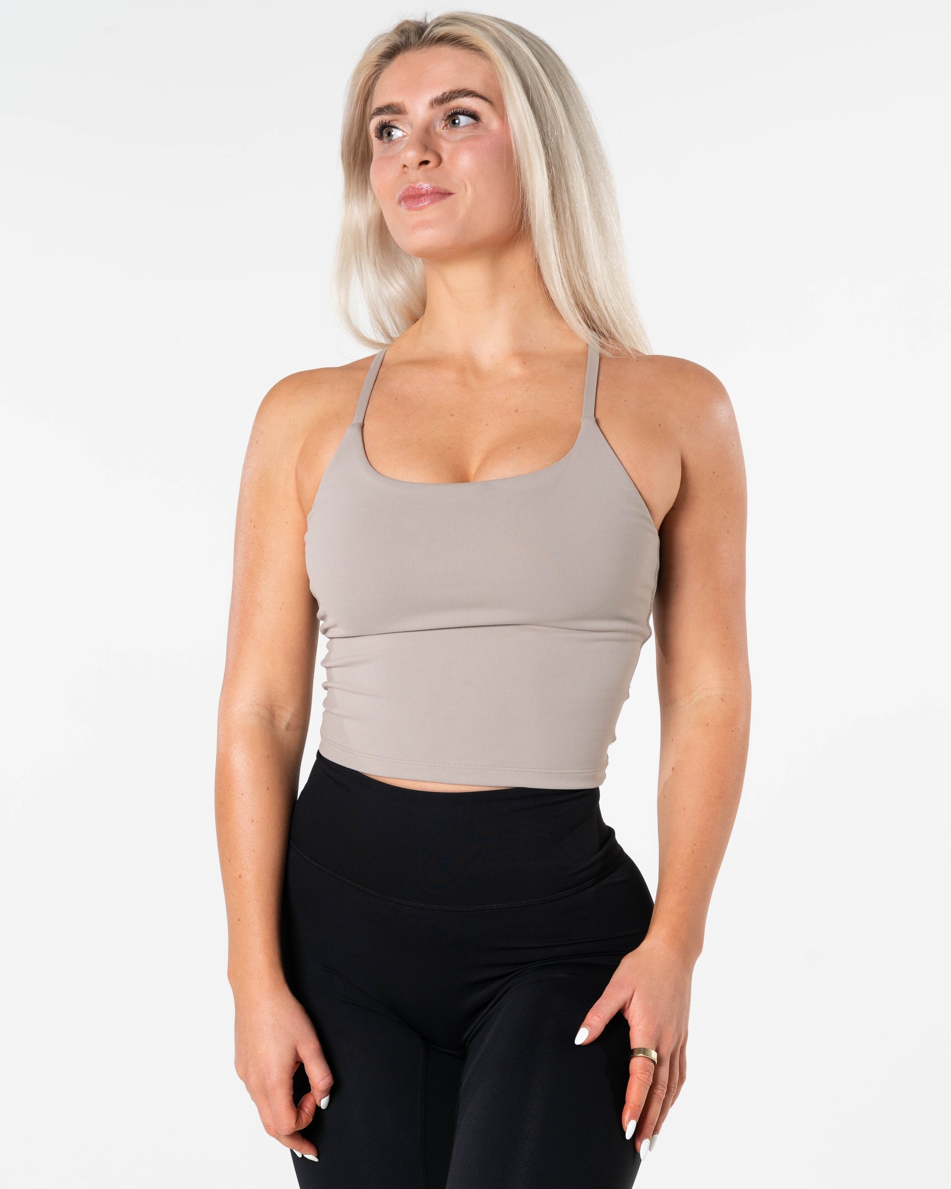 RELODE Core Singlet Top/Træningstop - Beige