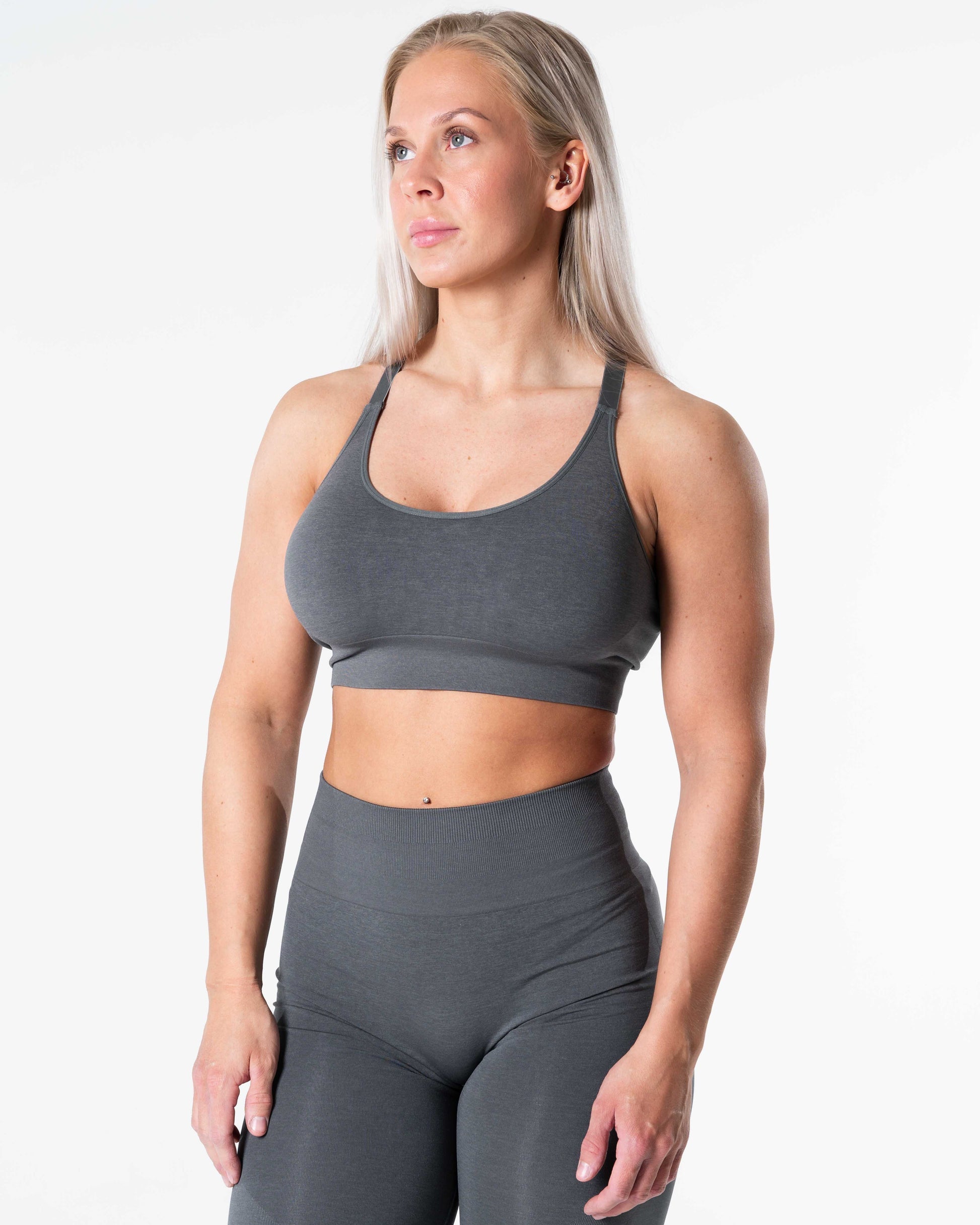 RELODE Prime Scrunch Top/Sports-BH - Granit 