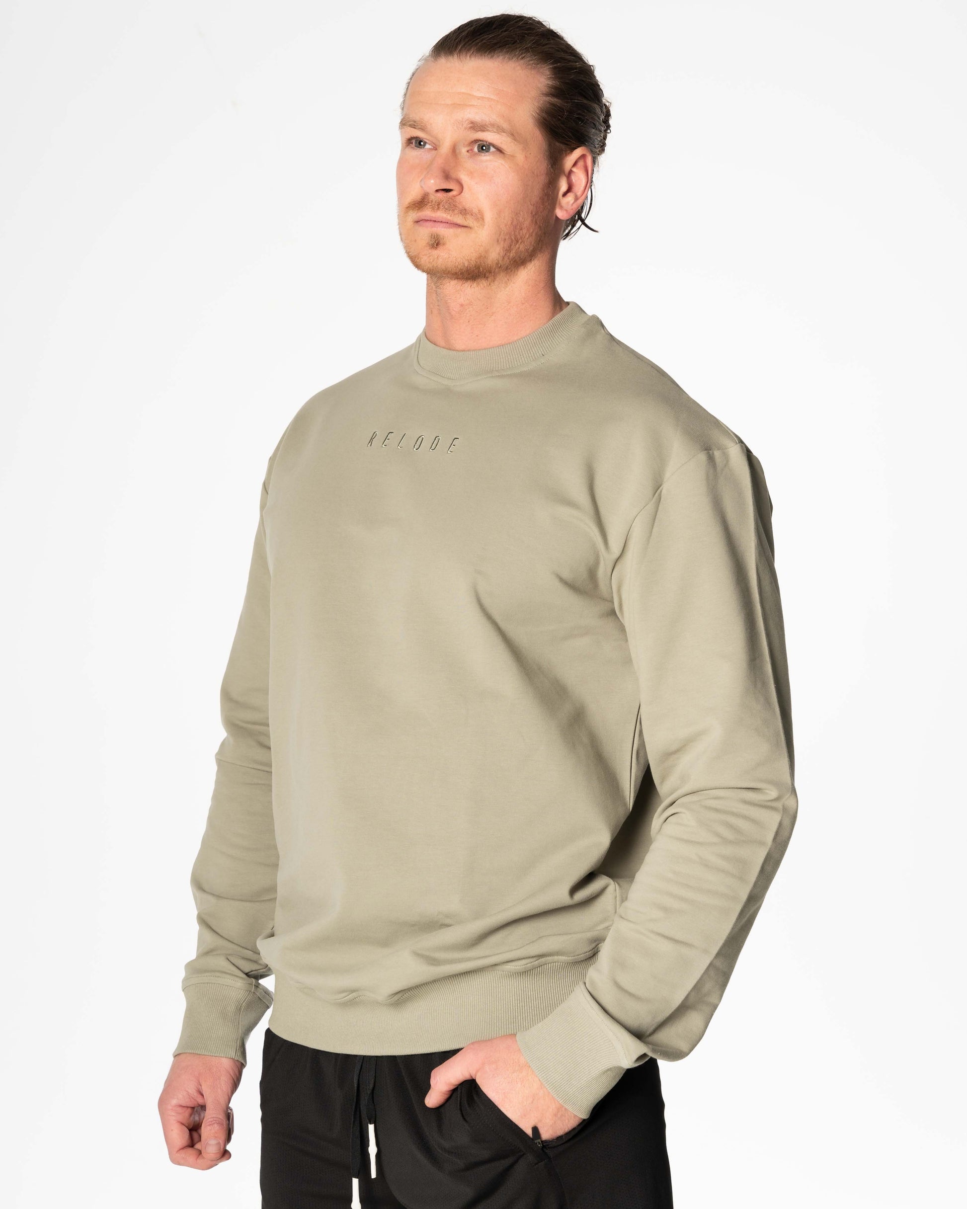 RELODE Maverick Herre Sweatshirt/Træningstrøje - Grøn