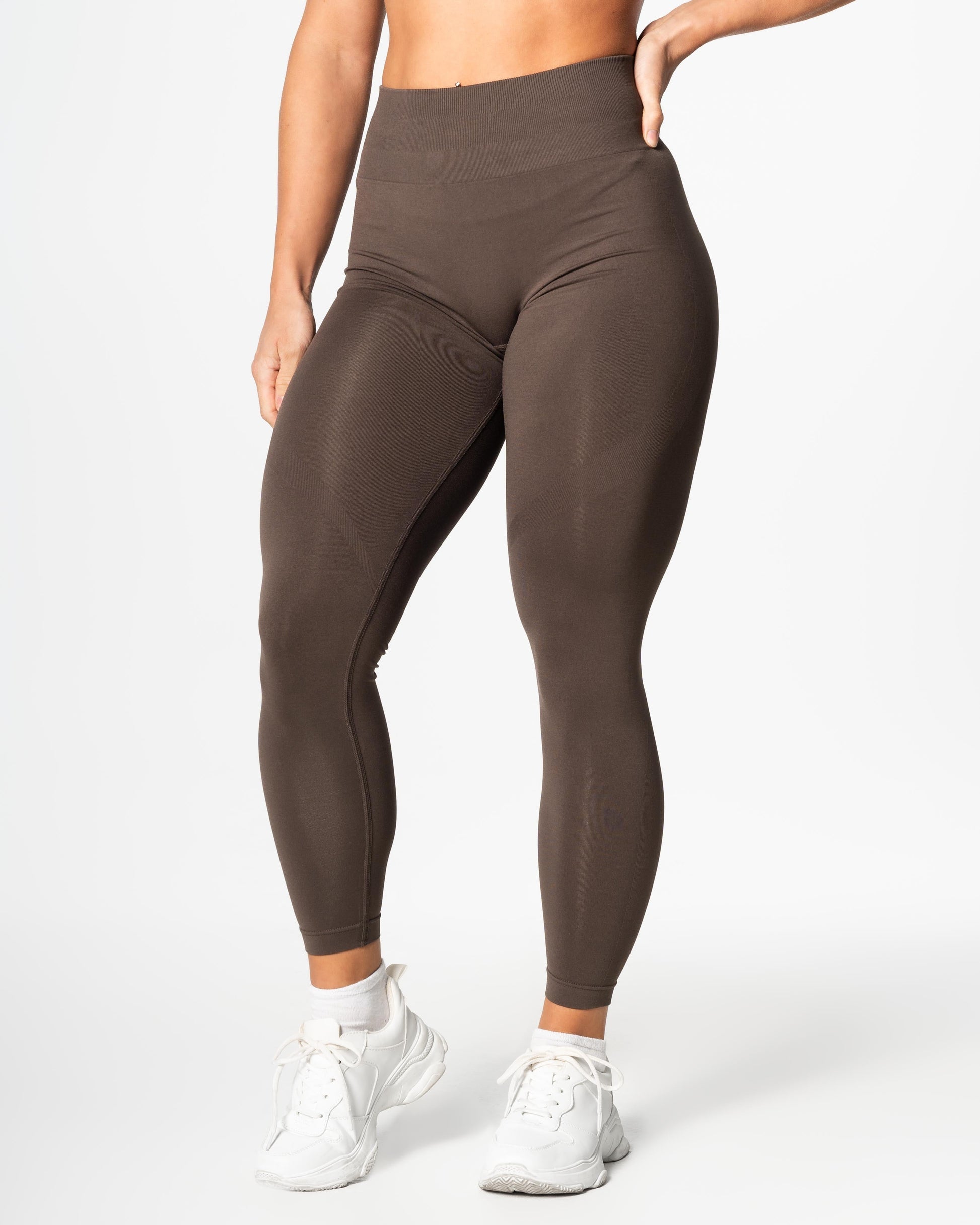 RELODE Prime Seamless Tights/Träningstights - Brun