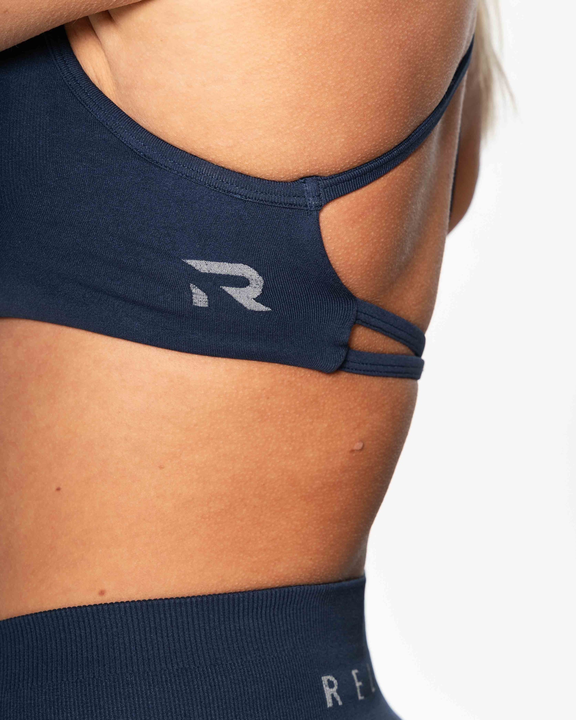 RELODE Prime Seamless Top/Sports-BH - Blå
