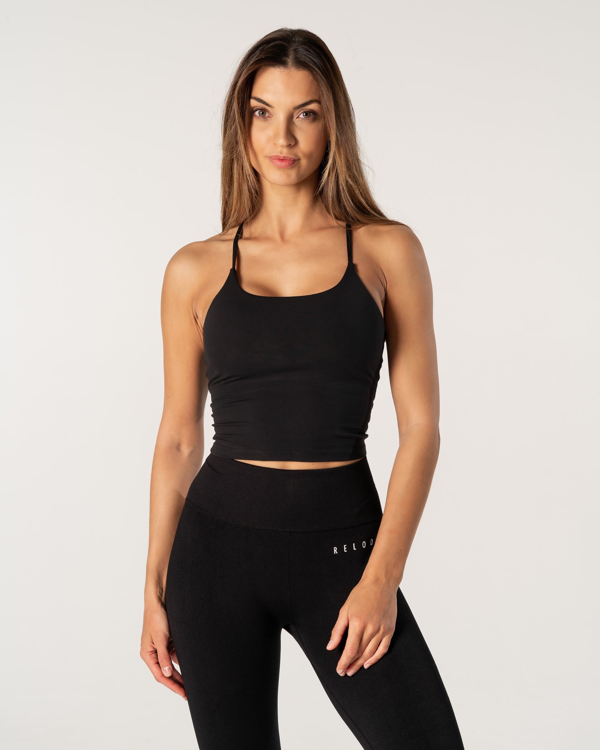 RELODE Core Singlet Top/Træningstop - Sort