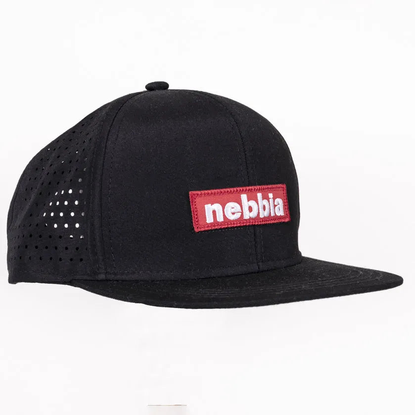NEBBIA Red Label Snapback-kasket, sort