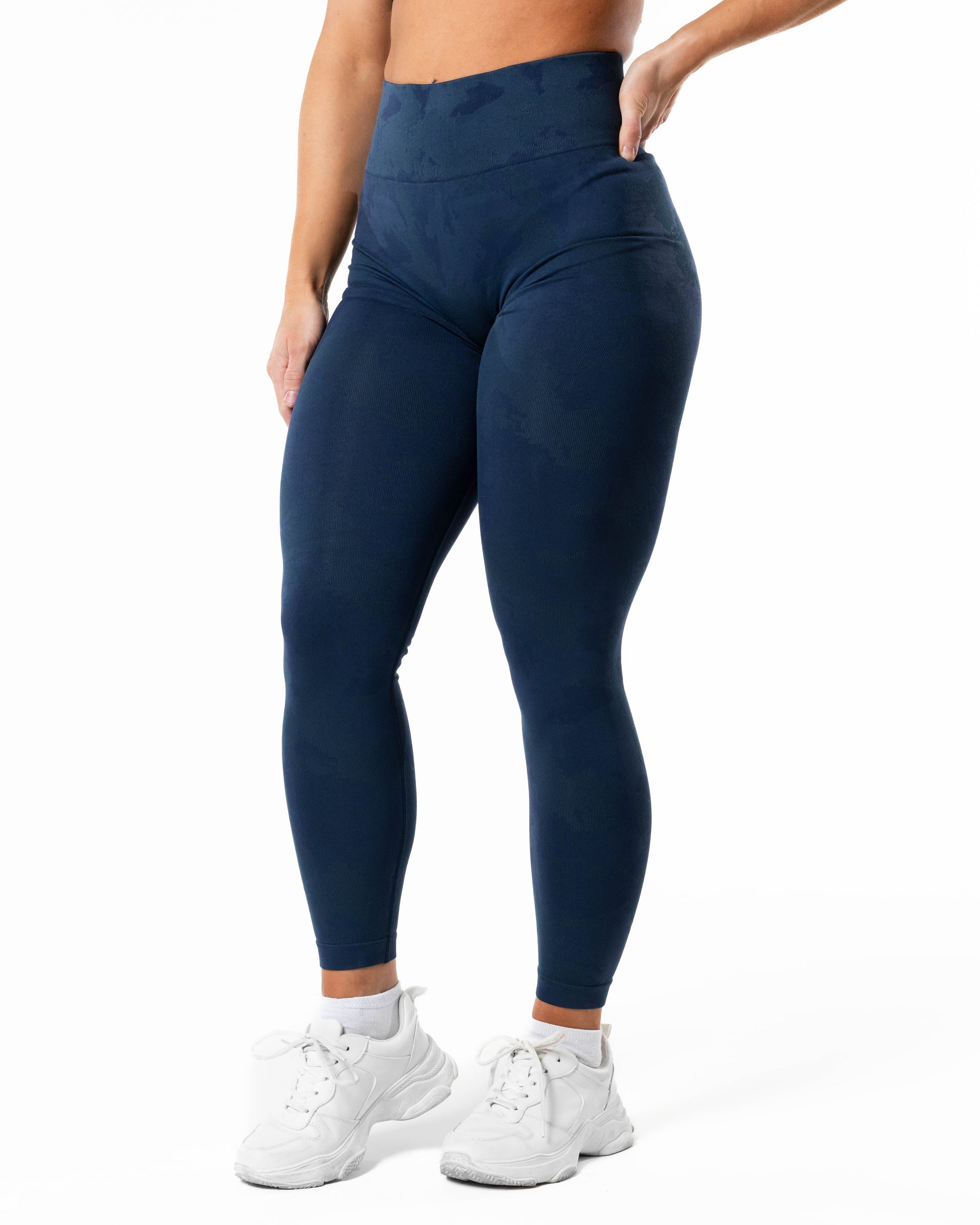 RELODE Prime Scrunch Camo Tights/Træningstights - Blå 