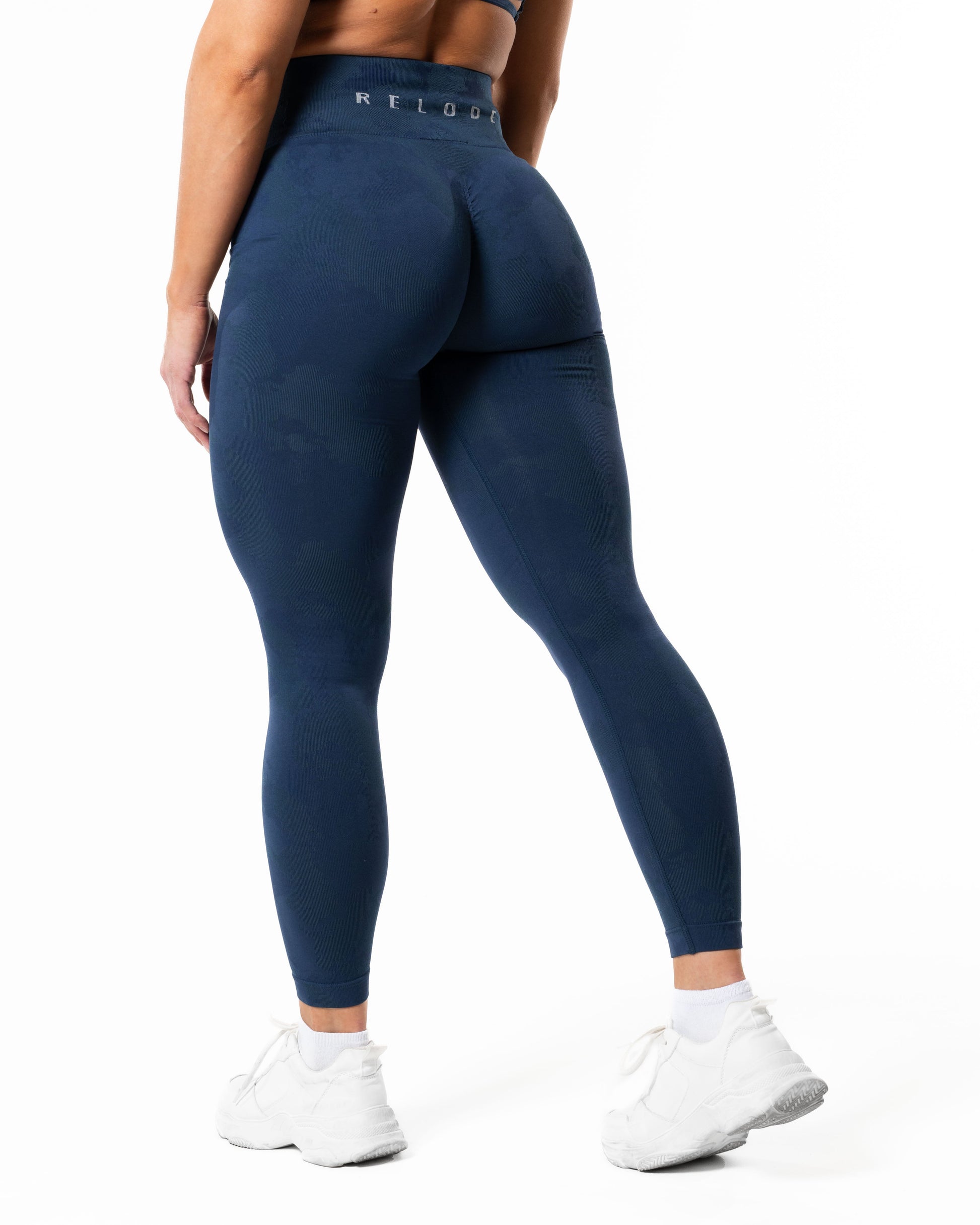 RELODE Prime Scrunch Camo Tights/Træningstights - Blå 