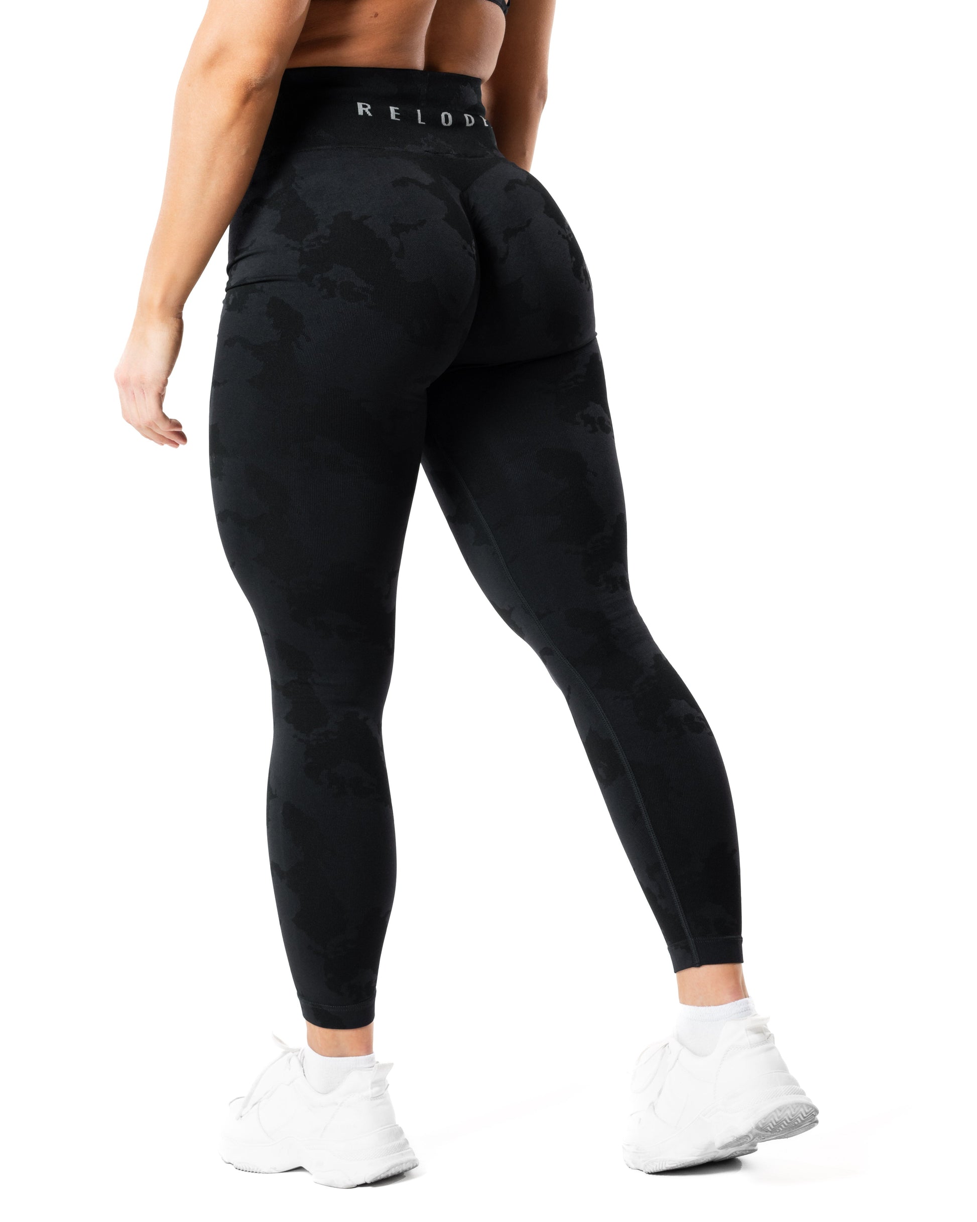 RELODE Prime Scrunch Camo Tights/Træningstights - Sort 