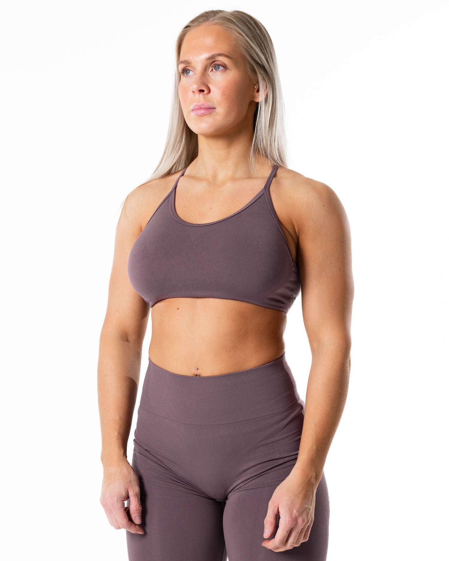 RELODE Prime Seamless Top/Sports-BH - Støvet Lilla