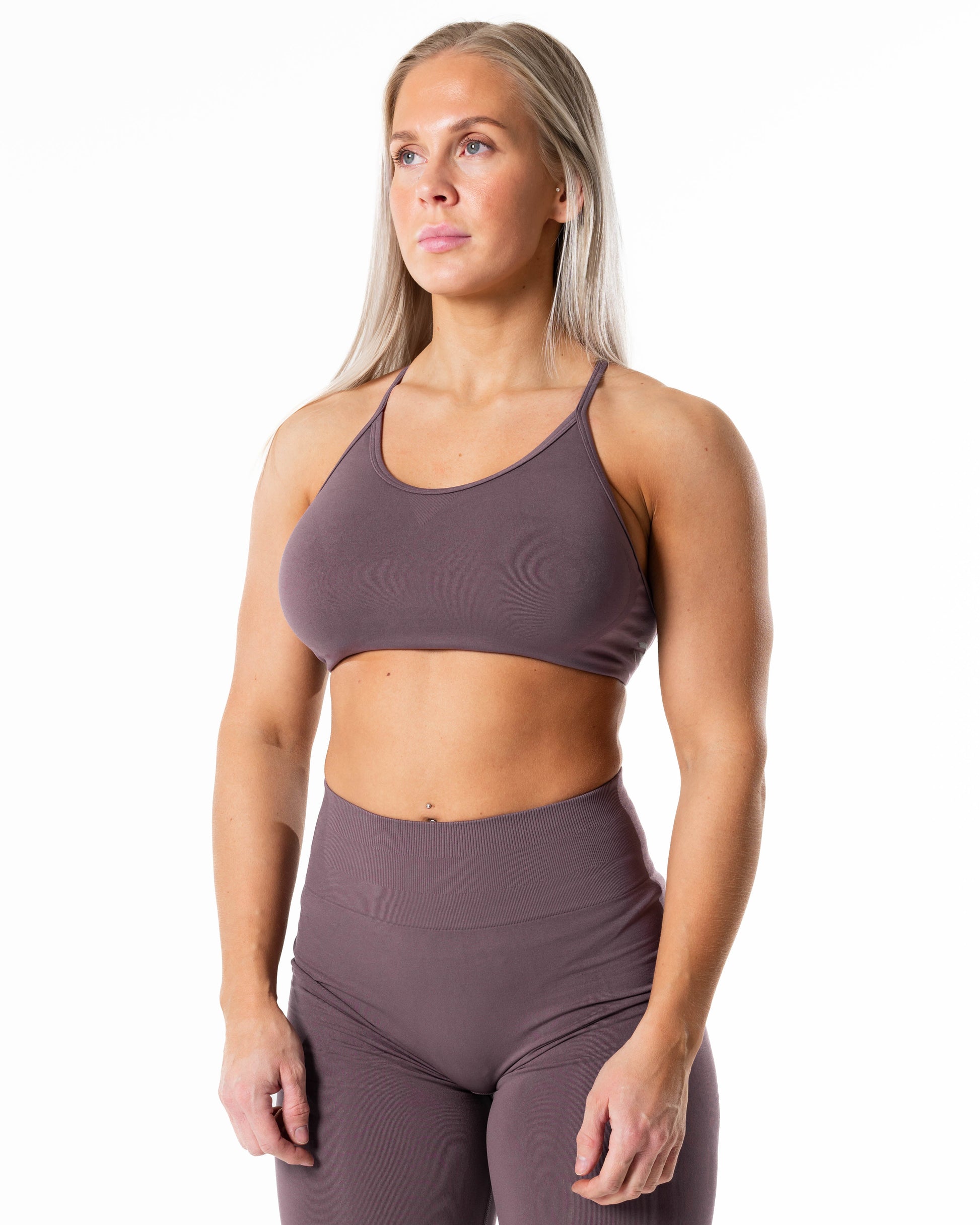 RELODE Prime Seamless Top/Sports-BH - Støvet Lilla