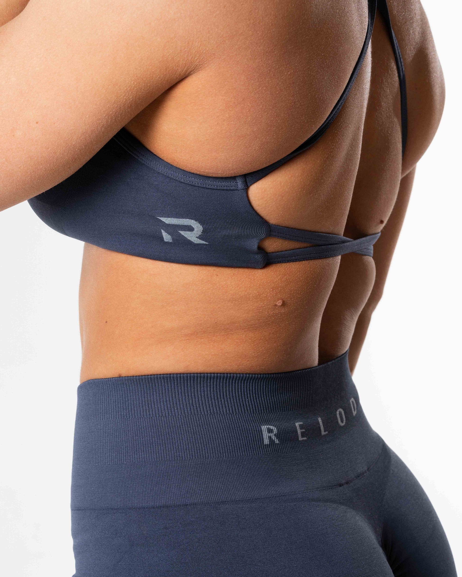 RELODE Prime Seamless Top/Sport-BH - Dusty Blue