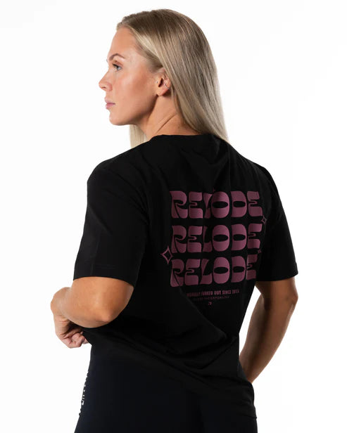 RELODE Funky T-shirt - Sort