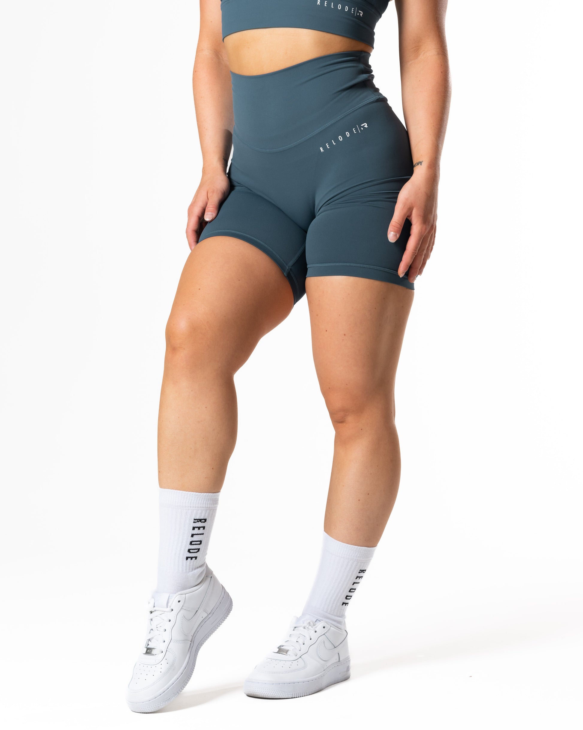 RELODE Mercy Shorts/Træningsshorts - Blågrøn