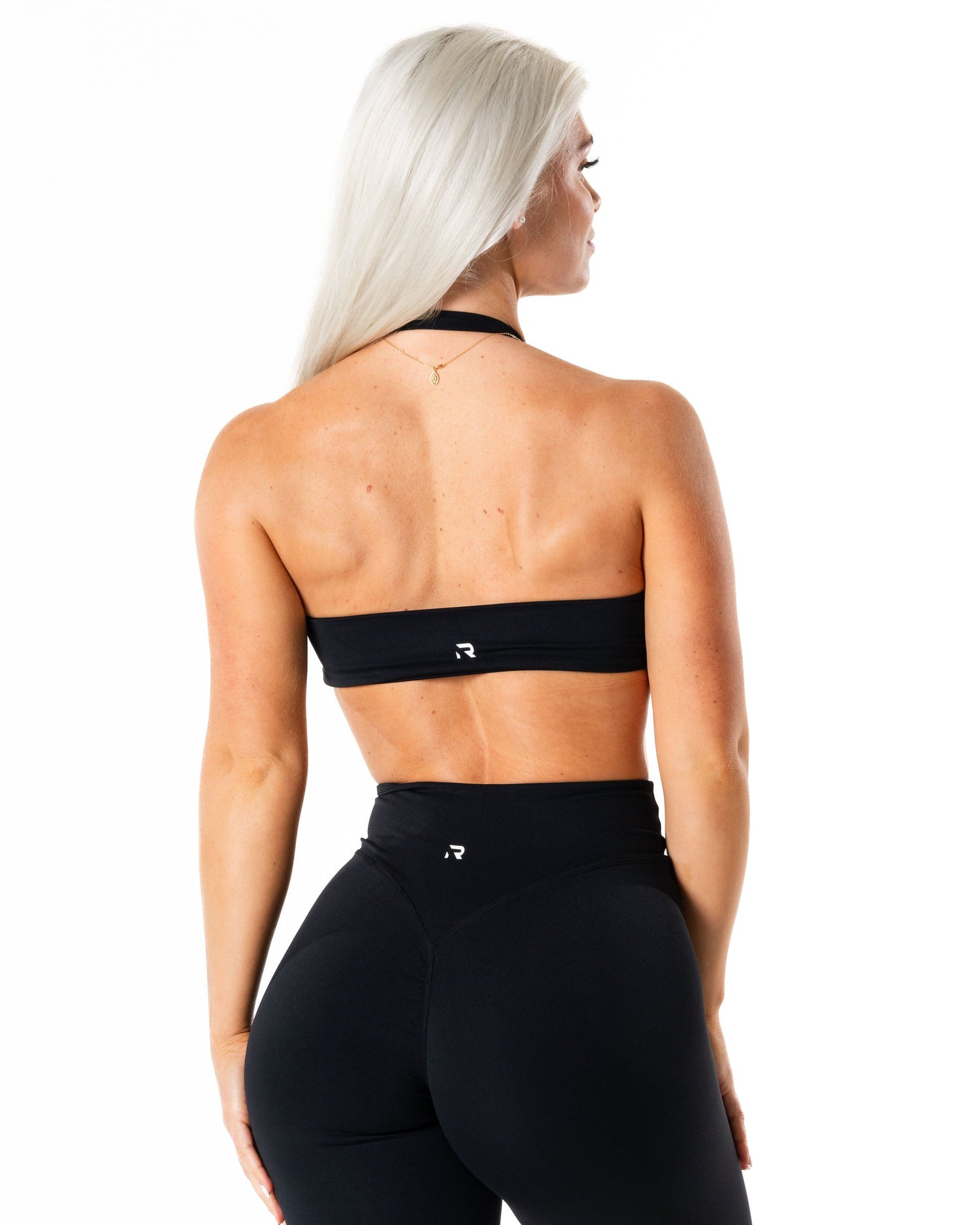 RELODE Mute Halterneck Top/Sports-BH - Sort
