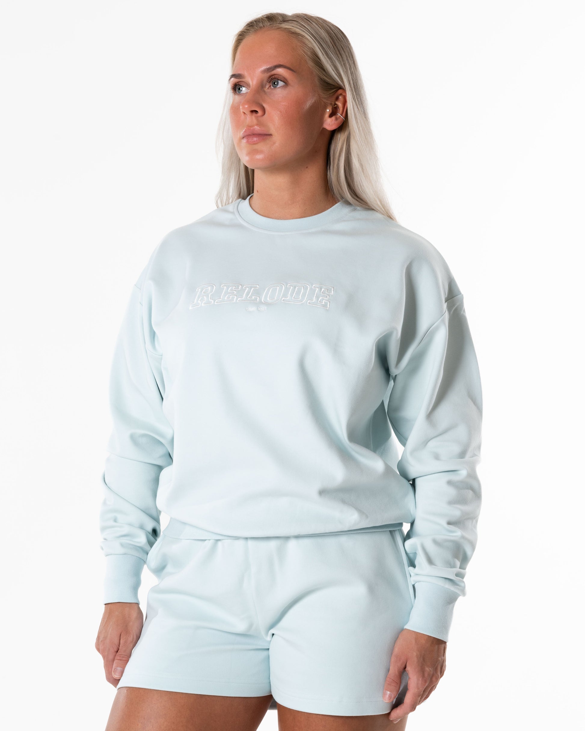 RELODE Klassisk Sweatshirt/Træningstrøje - Blå