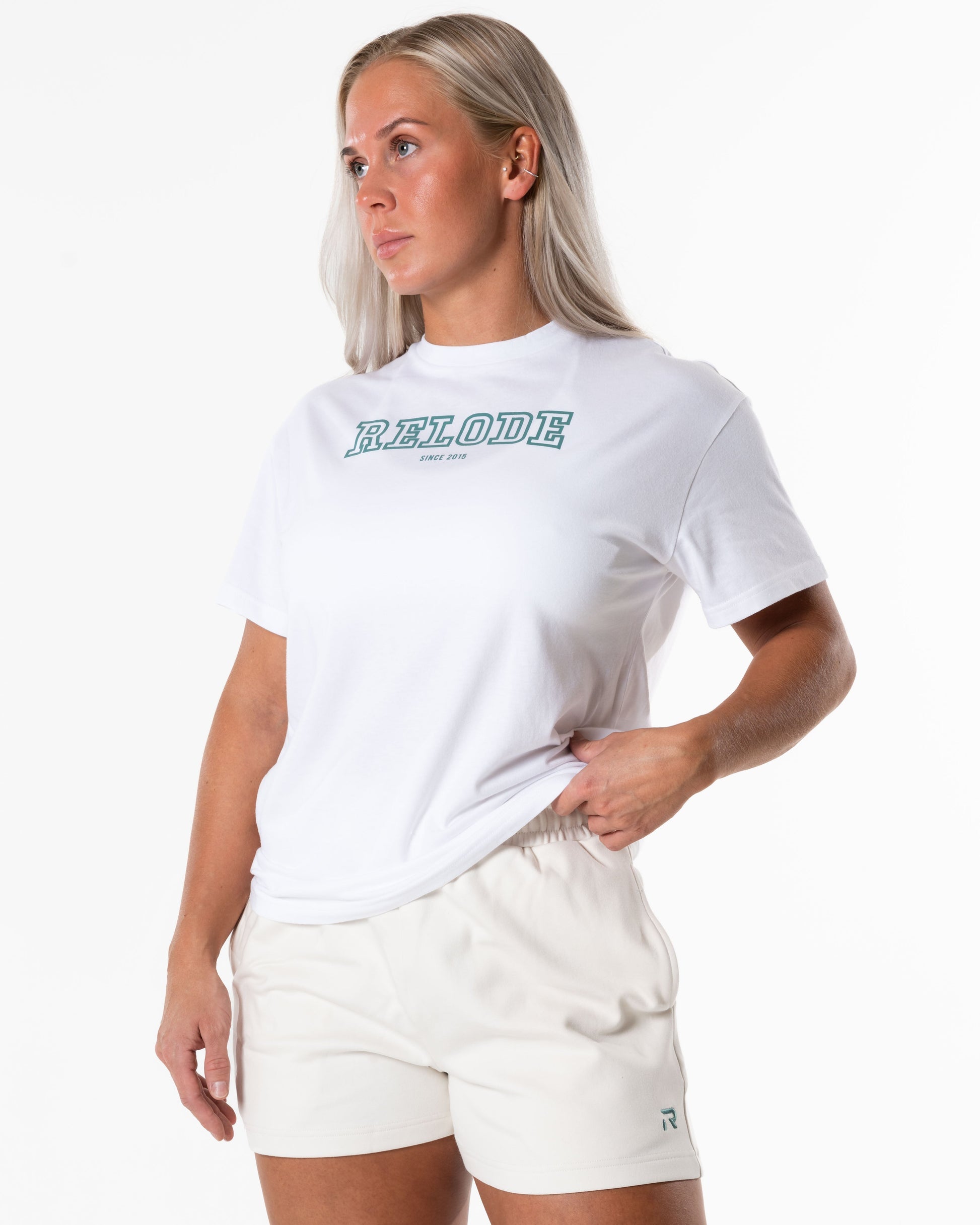 RELODE Klassisk T-shirt - Hvid
