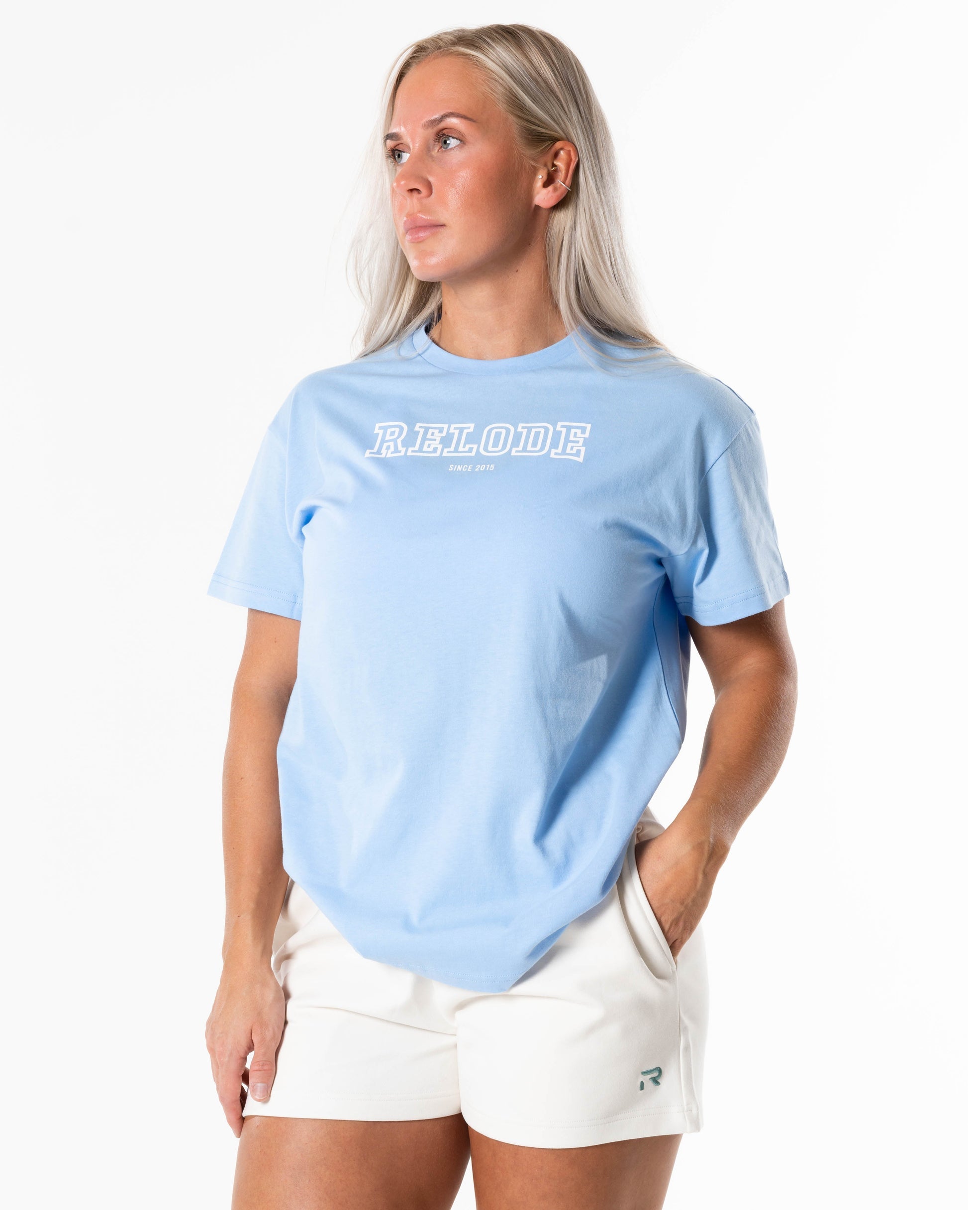RELODE Klassisk T-shirt - Blå
