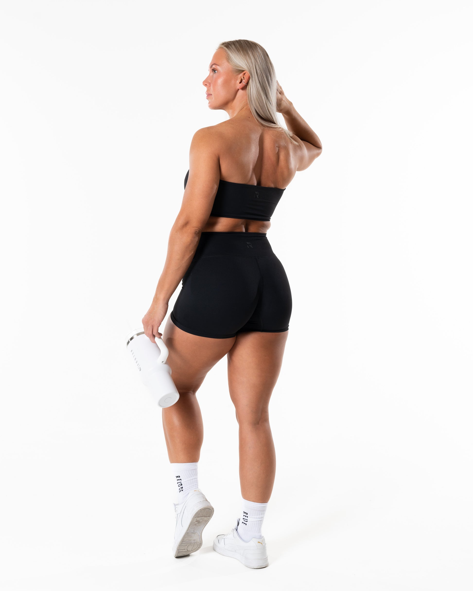 RELODE Clean Bandeau Top/Sports-BH - Sort