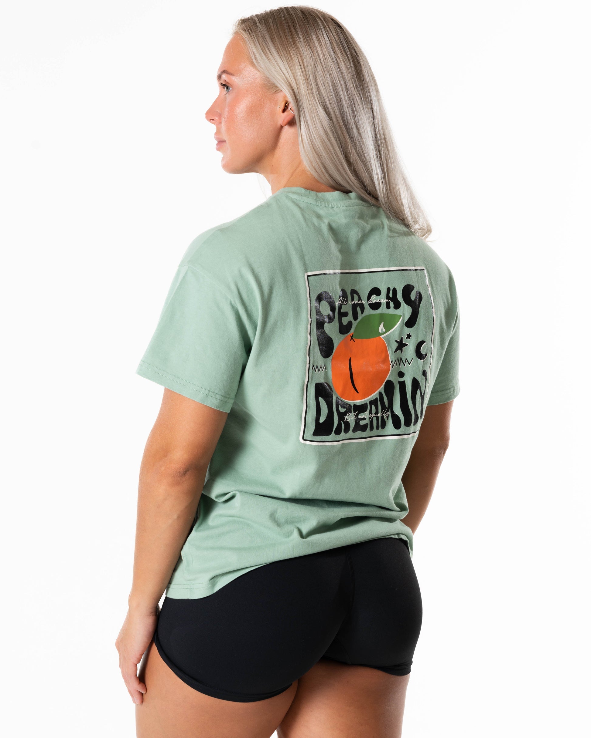 RELODE Peachy T-shirt - Grøn