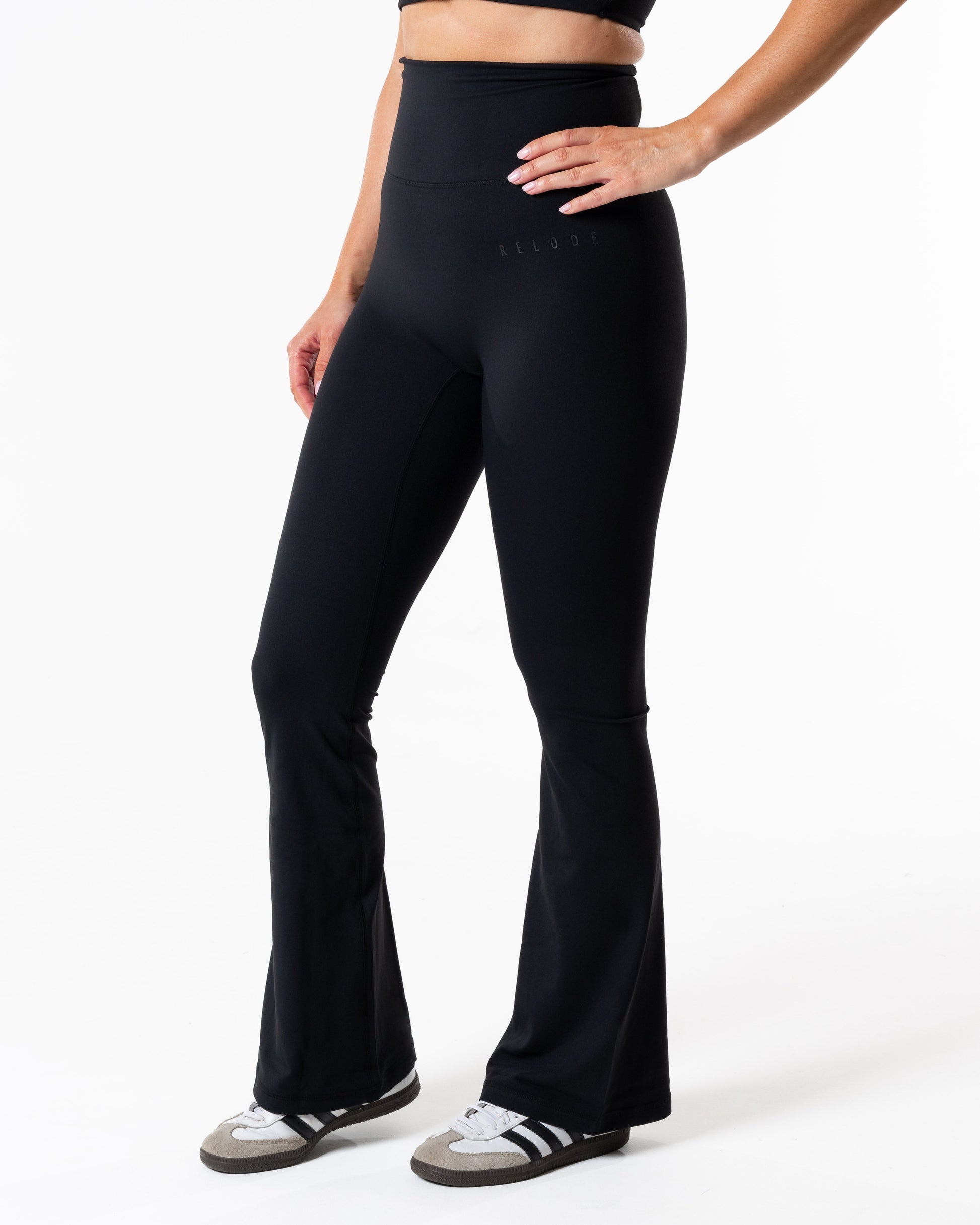 RELODE Clean Tights/Træningstights Flared Petite - Sort