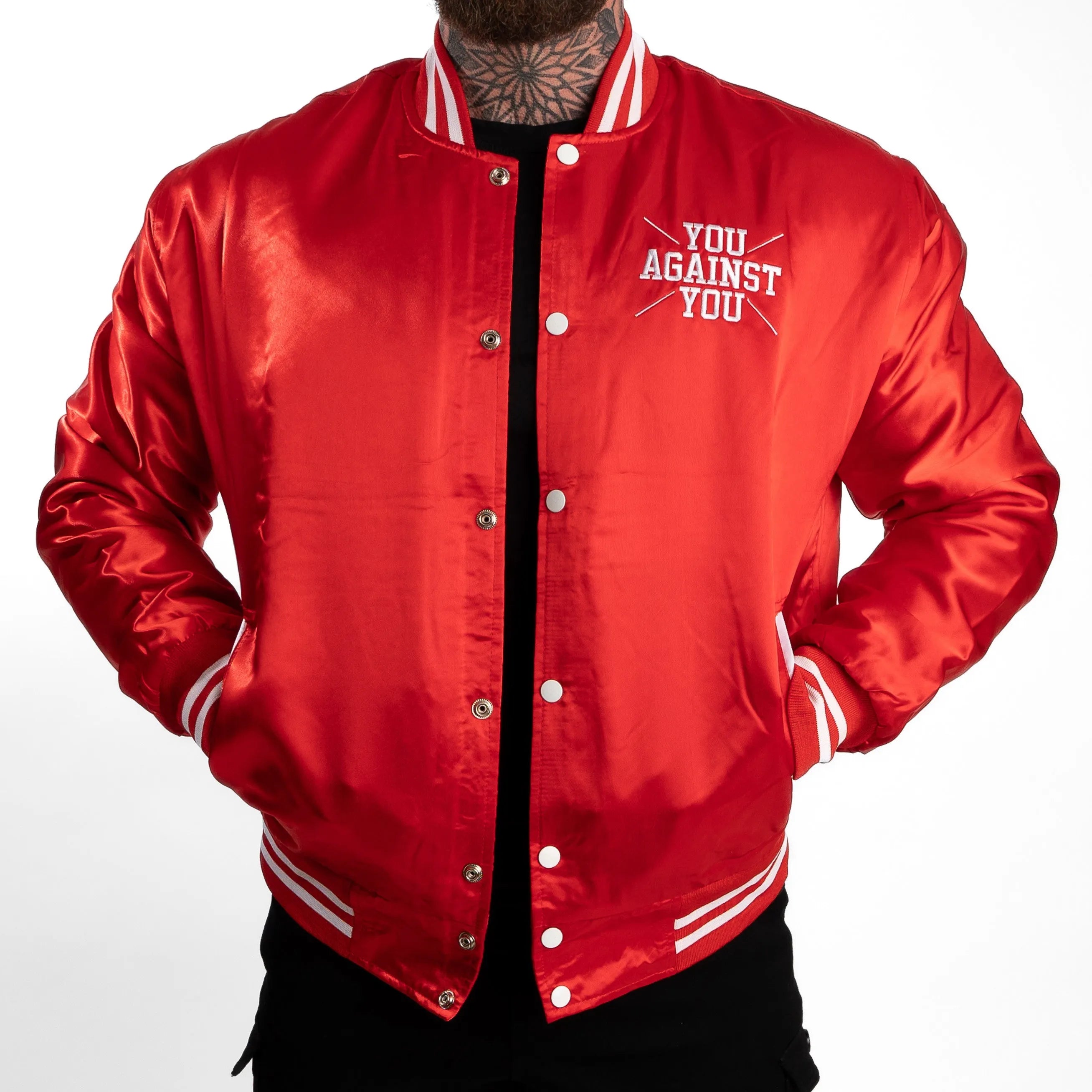You Against You Limited Edition: Baseballjakke - red.
