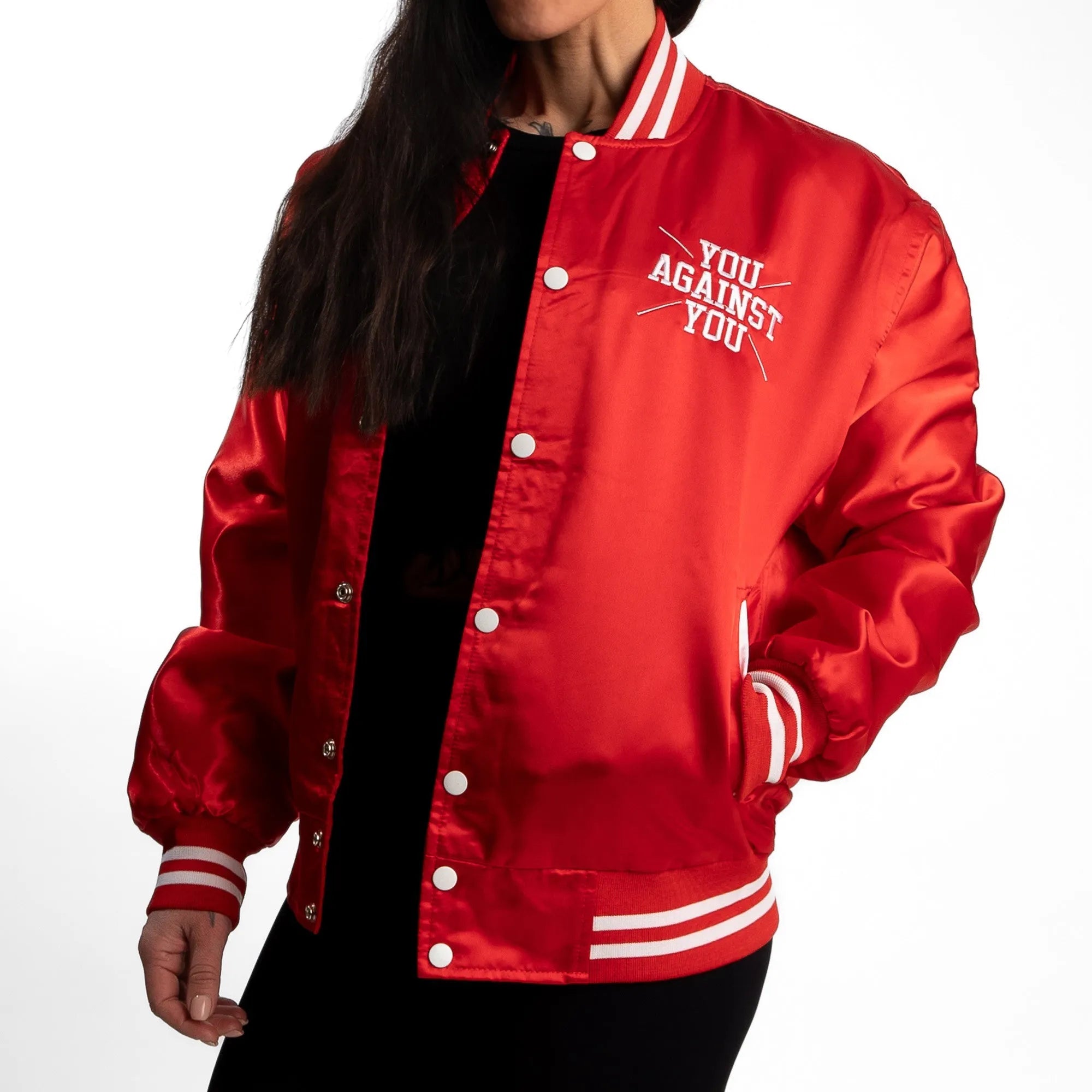 You Against You Limited Edition: Baseballjakke - red.