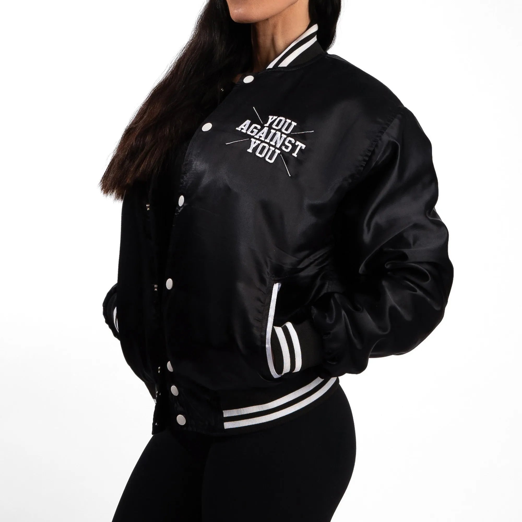 You Against You Limited Edition: Baseballjakke - sort