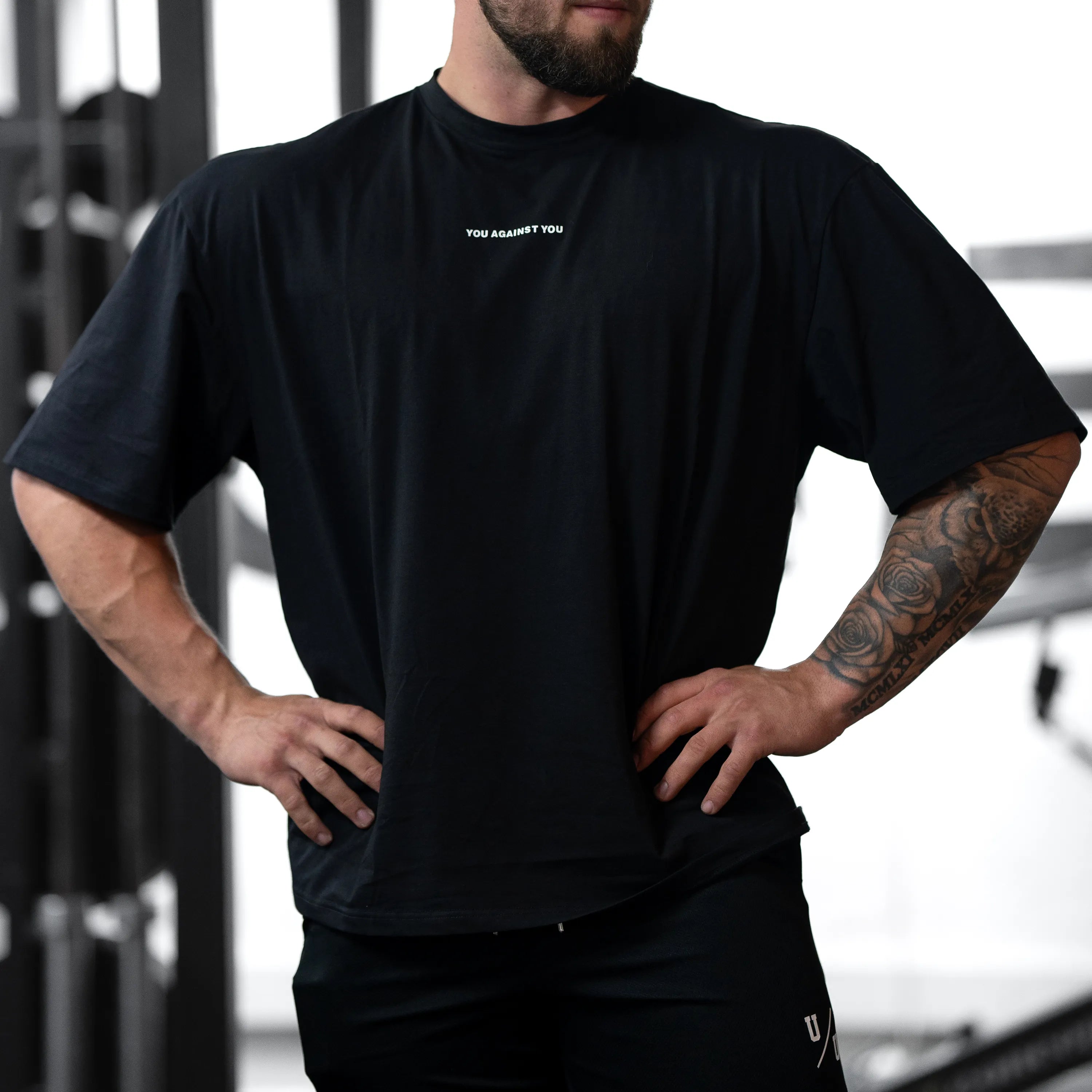 You Against You Elevate oversize T-shirt - sort