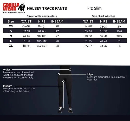 Gorilla Wear - Halsey træningsbukser/træningsbukser, grå