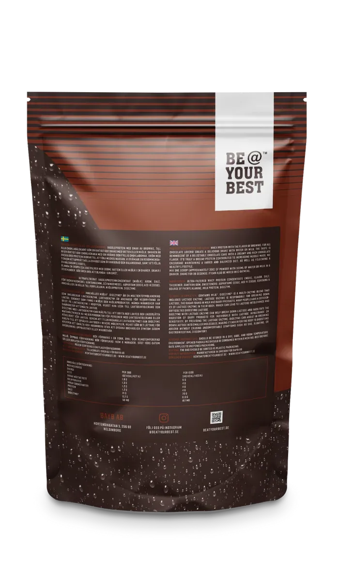Be@yourbest valleprotein brownie
