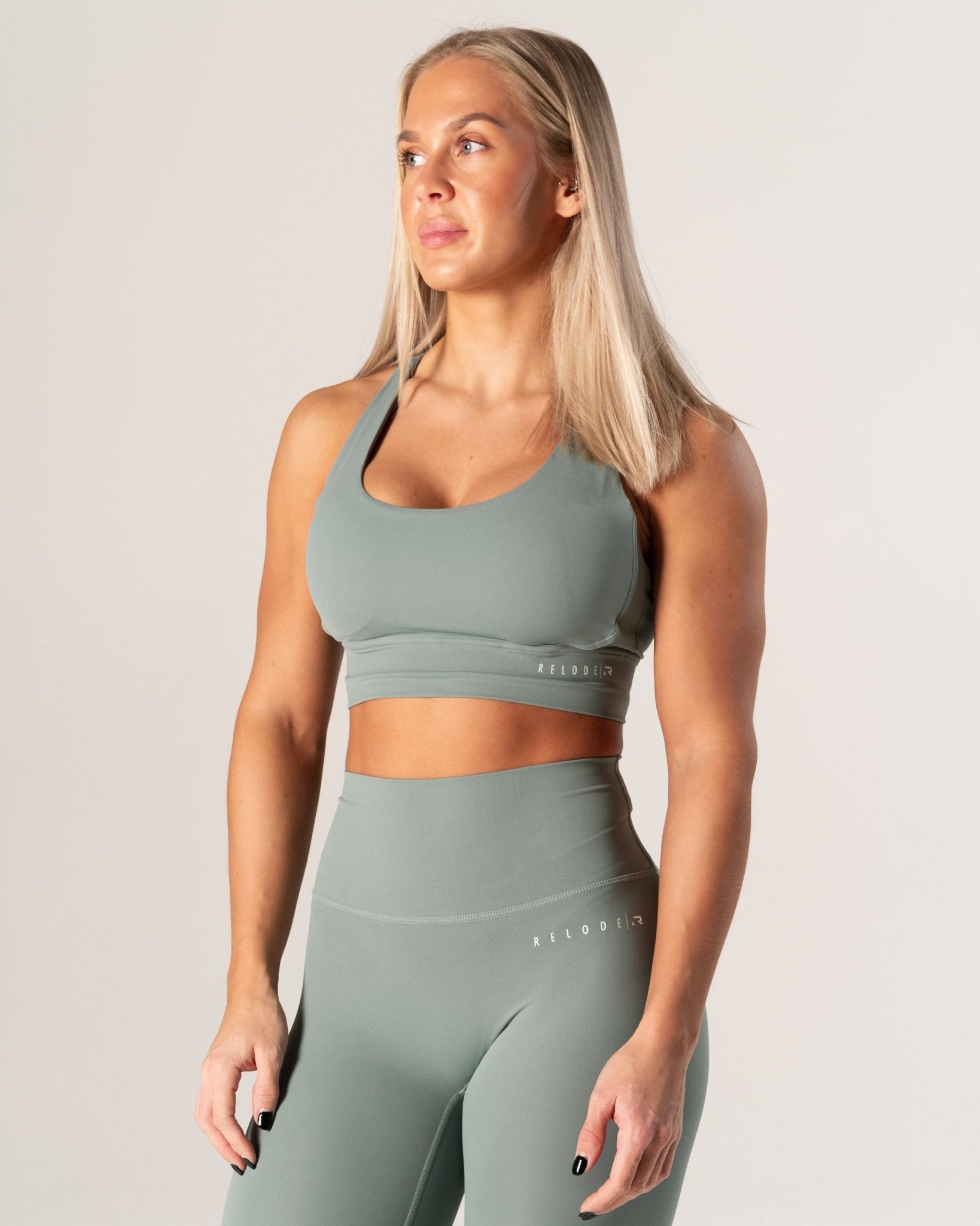 RELODE Mercy Top/Sports-BH - Grøn