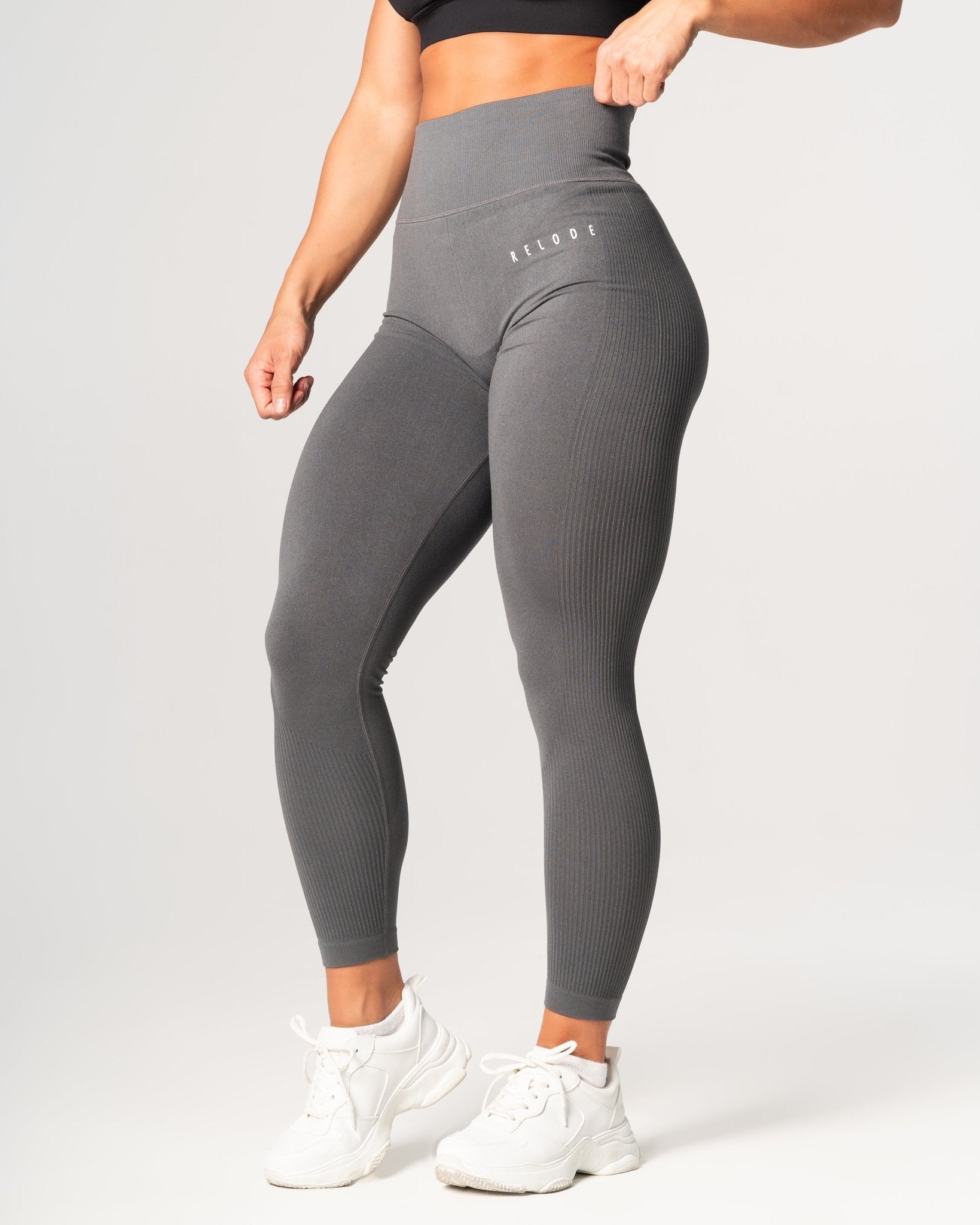 RELODE Slipstream Seamless Tights/Træningstights - Grå
