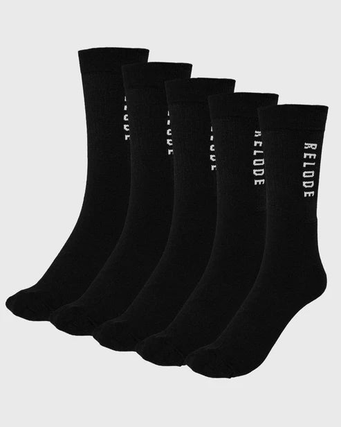 RELODE Training Socks 5-pack - Svart